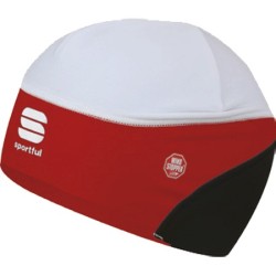 Lue Sportful WS Extreme Cold Hat rød-hvit